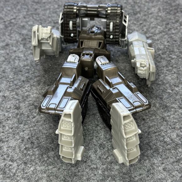 Transformers Cyber Battalion Megatron Figure Hero’s And Villains Tank Toy Silver - Picture 4 of 5